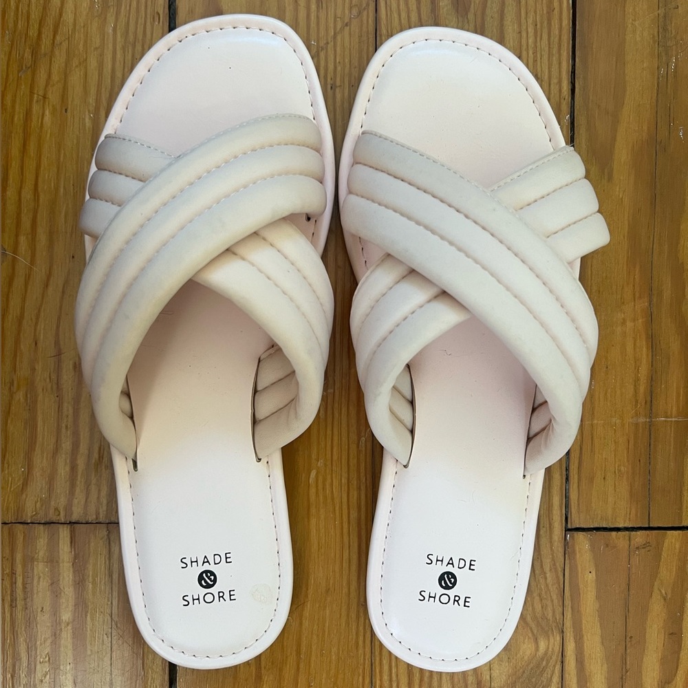 Shade & Shore pink sandals